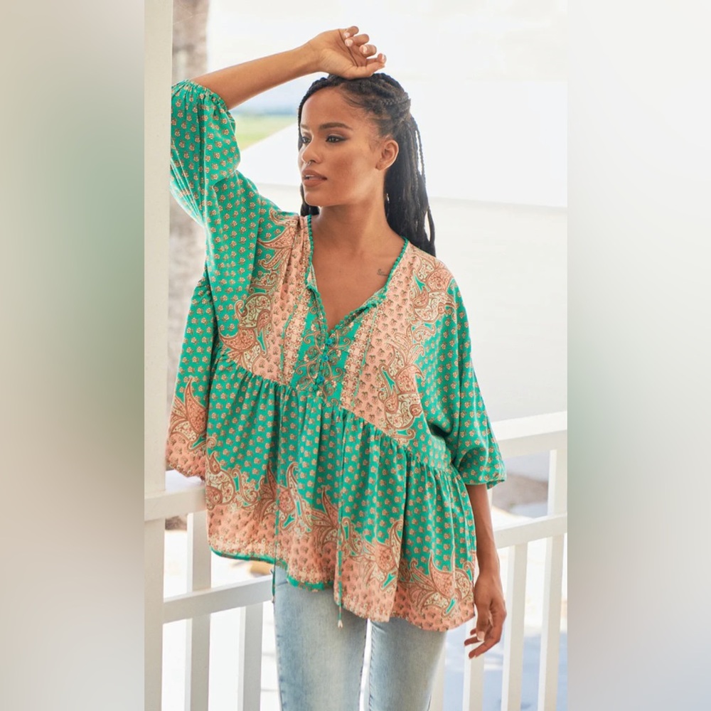 Jaase Chloe top in Jade